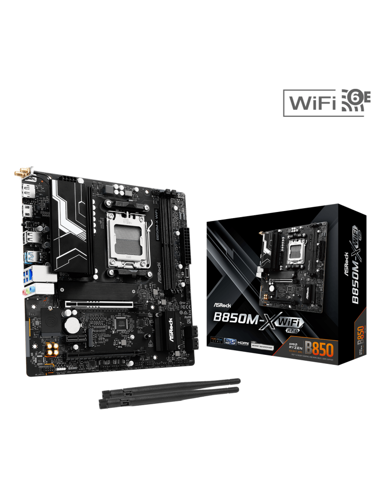 Дънна платка AsRock B850M-X WIFI R2.0, AM5