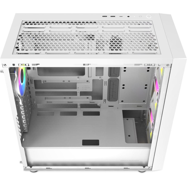 Кутия за компютър CoolerMaster MasterBox 600, White ARGB - MB600-WGNN-S00