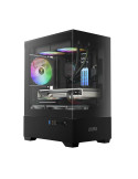 Кутия за компютър Gamdias AURA GC9M, mATX, 3 x 120 mm A-RGB, Tempered Glass - AURA-GC9M-ARGB