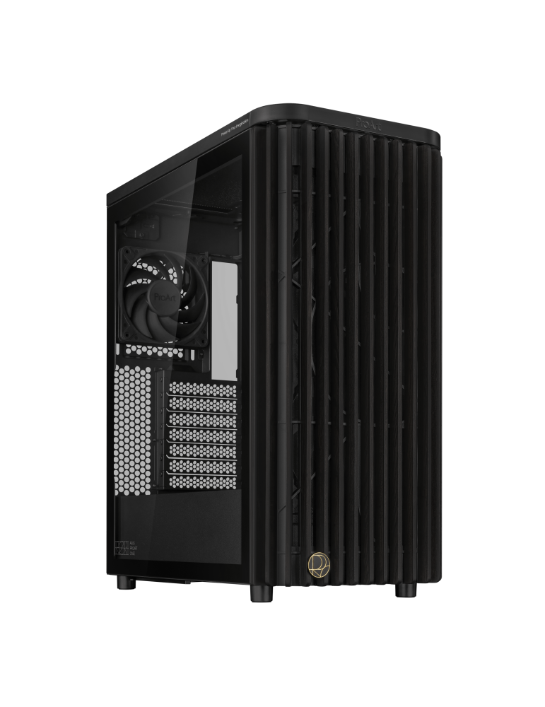 Кутия за компютър Asus ProArt PA401 Wood Edition, Tempered Glass - 90DC00M0-B39000