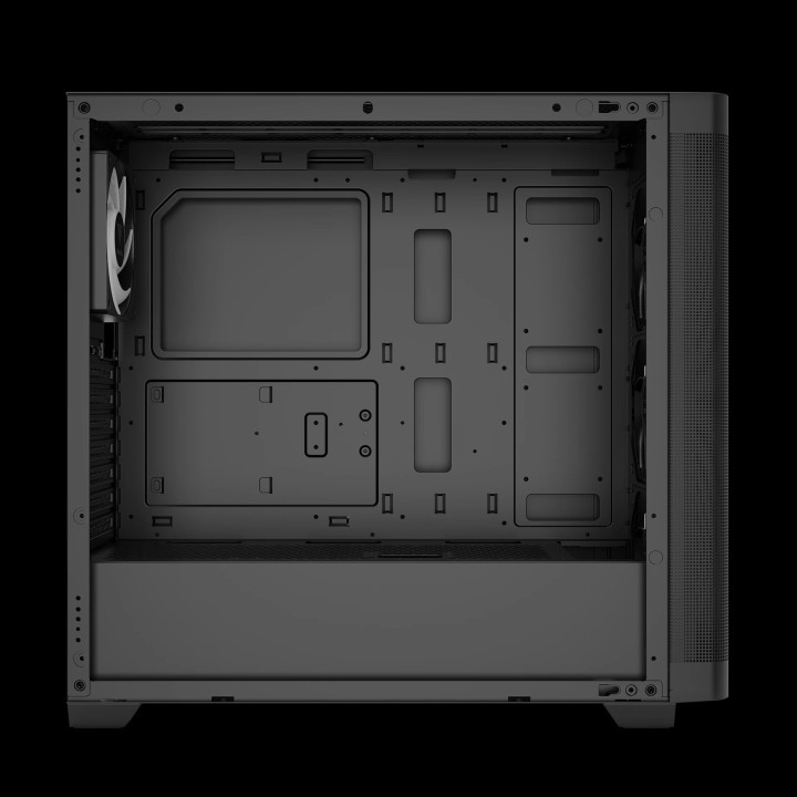 Кутия за компютър Gamdias ATHENA M3 Black, E-ATX, USB-C, 4 x 120 mm A-RGB, Mesh, Tempered Glass - ATHENA-M3-BLACK