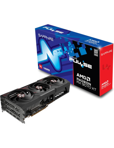 Видео карта Sapphire PULSE AMD Radeon RX 9070 XT GAMING 16GB - 11348-03-20G