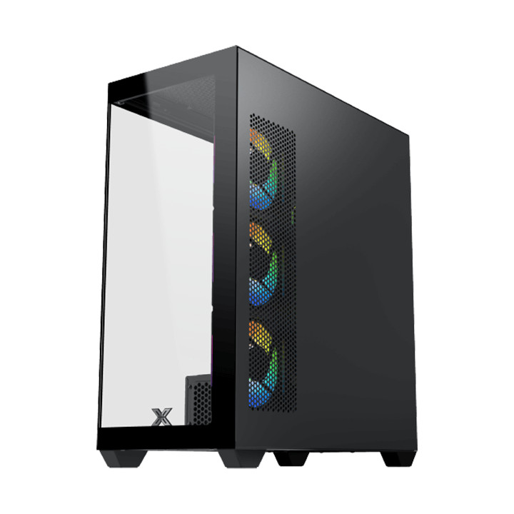 Кутия за компютър Xigmatek Blast, Black, EATX, 3PCS G20A Reverse & 1PC G20A, ARGB Remote Control Box - BLAST