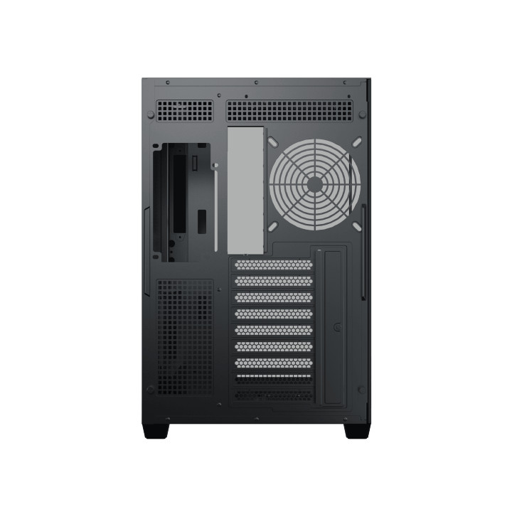 Кутия за компютър Xigmatek Aqua V Air, Black, ATX, 6PCS Z22A Reverse & 1PC Z22A & ARGB Remote Control Kit - AQUA_V_AIR