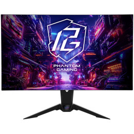 Монитор Asrock PGO32UFS 31.5" 4K (3840x 2160) OLED, AG, 240/480 Hz, 132% sRGB, 16:9, 1 500 000:1, 0.03 ms, Speakers, 2x HDMI 2.0, 2x DP 1.2, 4x USB 3.2, 1x USB-C, 3.5mm, Wi-Fi antenna