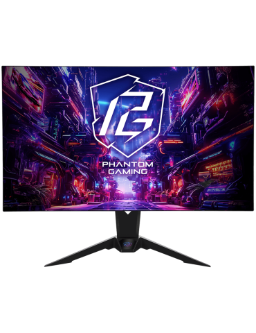 Монитор Asrock PGO32UFS 31.5" 4K (3840x 2160) OLED, AG, 240/480 Hz, 132% sRGB, 16:9, 1 500 000:1, 0.03 ms, Speakers, 2x HDMI 2.0, 2x DP 1.2, 4x USB 3.2, 1x USB-C, 3.5mm, Wi-Fi antenna