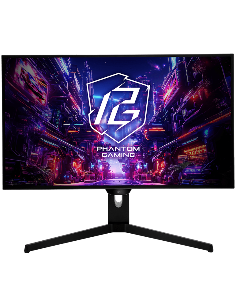 Монитор Asrock PGO27QFS 27" QHD(2560x1440) OLED, 240 Hz, 129% sRGB, 1 500 000:1, 16:9, 0.03 ms, 275 nits, AMD FreeSync, Speakers, 2x HDMI 2.0, 2x DP 1.4, 3x USB 3.2, 1x USB-C, 3.5mm