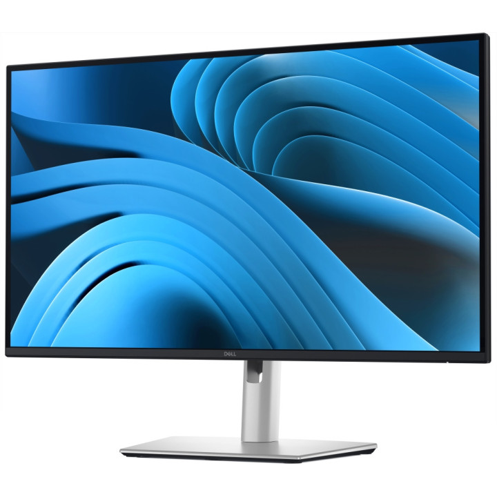 Монитор Dell P2725QE, 27" 4K UHD LED, IPS Anti-Glare, 5ms, 100 Hz, 1500:1, 350 cd/m2, (3840x2160), 99% sRGB, USB-C Hub, 3x USB 5Gbps Type-A, HDMI, DP, PD 90W, RJ45, Black