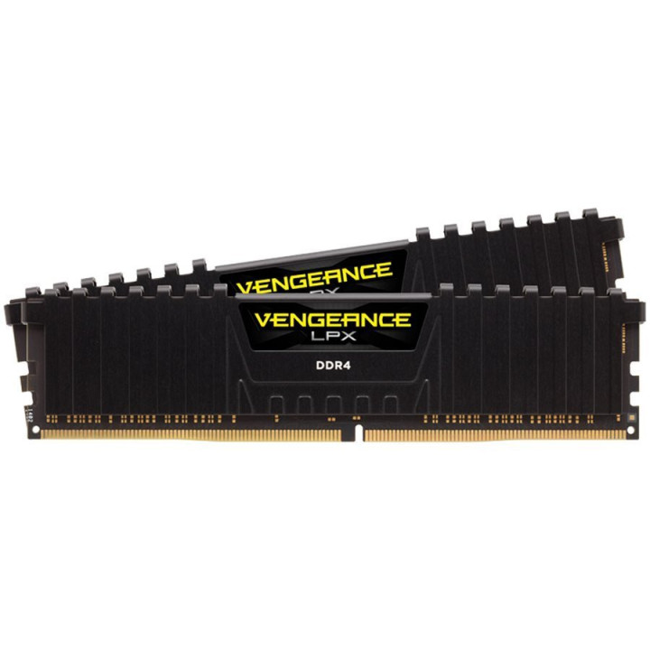 RAM памет Corsair 32GB(2x16GB) DDR4 3600MHz  DIMM, Unbuffered, 16-19-19-36, XMP 2.0 Vengeance LPX Black, 1.35V - CMK32GX4M2D3600C16
