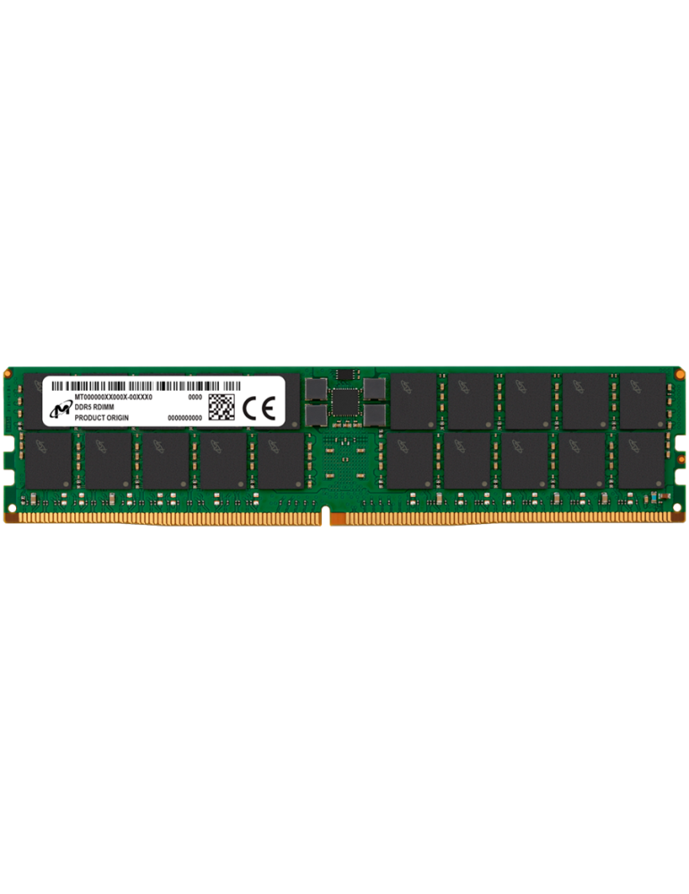 RAM памет Micron 32GB 5600MHz DDR5 RDIMM 2Rx8 CL46 (16Gbit) (Single Pack) - MTC20F2085S1RC56BR