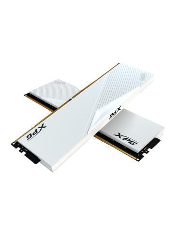 RAM памет Adata 64GB(2x32GB) DDR5 6000MHz LANCER U-DIMM White - AX5U6000C3032G-DCLAWH