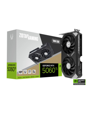 Видео карта Zotac Gaming GeForce RTX 5060 TI Twin Edge 16GB GDDR7 - ZT-B50620E-10M
