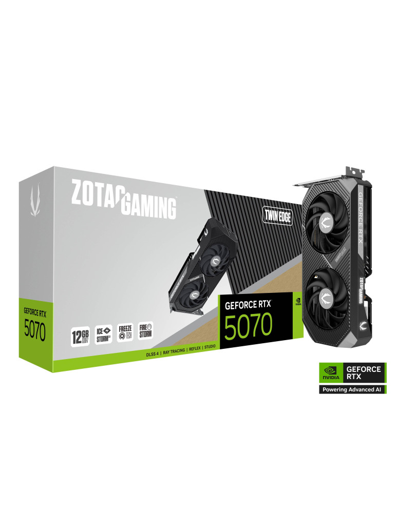 Видео карта Zotac Gaming GeForceRTX 5070 Twin Edge 12GB GDDR7 - ZT-B50700E-10P