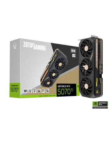 Видео карта Zotac Gaming GeForce RTX 5070 TI Solid Core OC 16GB GDDR7 - ZT-B50710J-10P