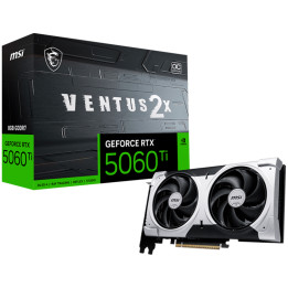 Видео карта MSI NVIDIA GeForce RTX 5060 Ti 8G VENTUS 2X OC PLUS, 8GB GDDR7, 128bit