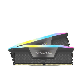 RAM памет Corsair 32GB(2x16GB) DDR5 6400MHz VENGEANCE RGB, CL36-48-48-104 1.35V XMP & EXPO - Grey - CMH32GX5M2B6400Z36