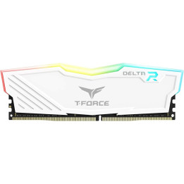 RAM памет Team Group 8GB DDR4 PC25600 3200MHz Team Delta RGB White CL16 - TF4D48G3200HC16F01