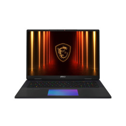 Лаптоп MSI Titan 18 HX AI A2XWJG, Intel Core Ultra 9 285HX, 18" 16:10 UHD  (3840x2400), MiniLED, 120Hz, 64GB DDR5 RAM, 4TB SSD, NVIDIA GeForce RTX 5090 24GB GDDR7, Intel Killer Wi-Fi 7, Win 11 Pro - 9S7-182421-479