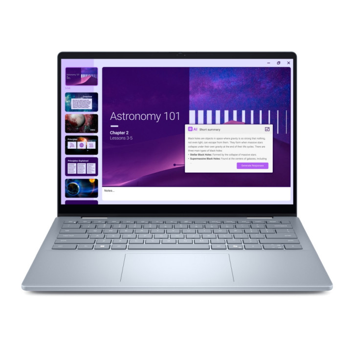 Лаптоп Dell 14 Plus 2-in-1 DB04250, Intel Core Ultra 5 226V, 14" 16:10 FHD (1920x1200) Touch 300nits WVA AG, 16GB LPDDR5X RAM, 512GB SSD, Intel Arc, FHD RGB and Mic, Wi-Fi 7, FPR, Backlit Kb, Win 11 Pro - DB04250_LNL_202