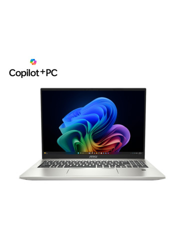 Лаптоп MSI Prestige A16 AI  A3HMG, AMD Ryzen AI 9 365, 16" 16:10 UHD  (3840x2400) OLED, 32GB LPDDR5x RAM, 1TB SSD, , AMD Radeon 880M 12C 2900 MHz, 73 total AI TOPS, WiFi7 Qualcomm, BT v5.4, Win 11 Home - 9S7-159K32-092