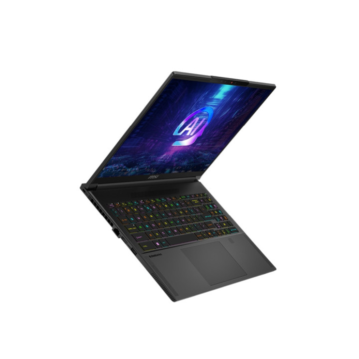 Лаптоп MSI Stealth A16 AI  A3XVFG, AMD Ryzen AI 9 HX 370, 16" 16:10 QHD  (2560x1600) OLED 240hz, 32GB LPDDR5x RAM, 1TB SSD, RTX 4060 8GB GDDR6 233 AI TOPS, Wi-Fi 7, Per-Key RGB KBD by SteelSeries, Win 11 Home - 9S7-15FK35-276