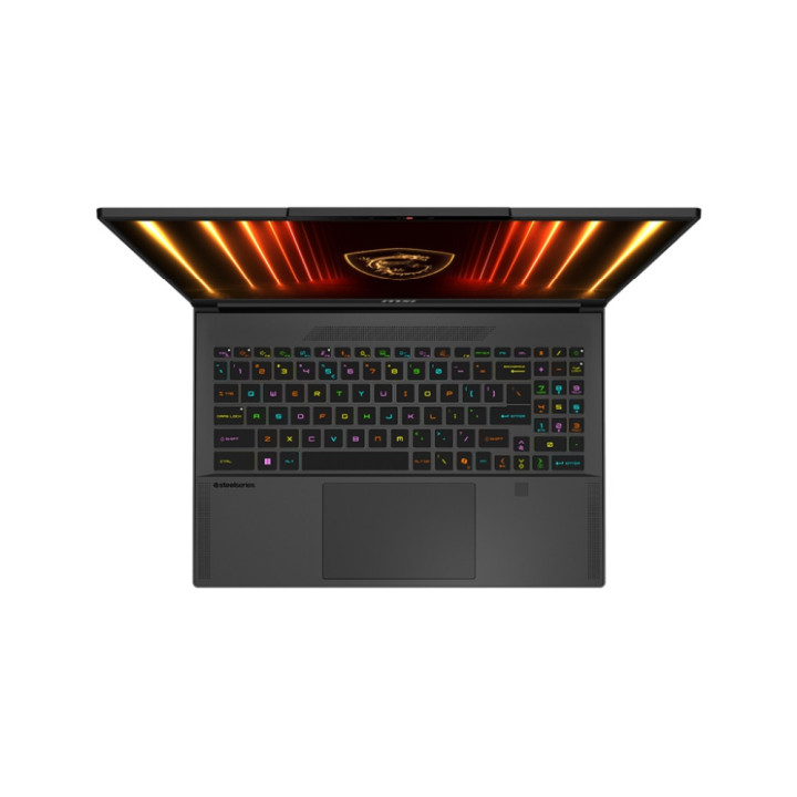 Лаптоп MSI Stealth A16 AI  A3XWHG, AMD Ryzen AI 9 HX 370, 16" 16:10 QHD  (2560x1600) OLED 240Hz 1ms, 32GB DDR5 LPDDR5x RAM, 2TB SSD, NVIDIA GeForce RTX 5070 Ti 12GB GDDR7 992 AI TOPS, Wi-Fi 7, Win 11 Home - 9S7-15FL35-023