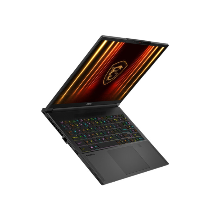 Лаптоп MSI Stealth A16 AI  A3XWHG, AMD Ryzen AI 9 HX 370, 16" 16:10 QHD  (2560x1600) OLED 240Hz 1ms, 32GB DDR5 LPDDR5x RAM, 2TB SSD, NVIDIA GeForce RTX 5070 Ti 12GB GDDR7 992 AI TOPS, Wi-Fi 7, Win 11 Home - 9S7-15FL35-023