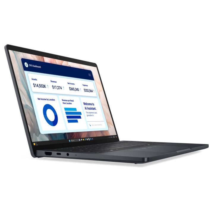 Лаптоп Dell Pro 13 Premium PA13250, Intel Core Ultra 5 236V, 13.3" FHD (1920x1200) WVA 400nits AG, 16GB LPDDR5x RAM, 512GB SSD, Intel Arc, 8MP HDR IR Cams and Mic, Wi-Fi 7, FPR, Backlit Kb, Win 11 Pro - BTO203_PA13250_EMEA