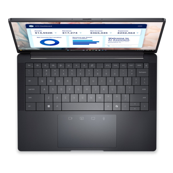 Лаптоп Dell Pro 13 Premium PA13250, Intel Core Ultra 5 236V, 13.3" FHD (1920x1200) WVA 400nits AG, 16GB LPDDR5x RAM, 512GB SSD, Intel Arc, 8MP HDR IR Cams and Mic, Wi-Fi 7, FPR, Backlit Kb, Win 11 Pro - BTO203_PA13250_EMEA