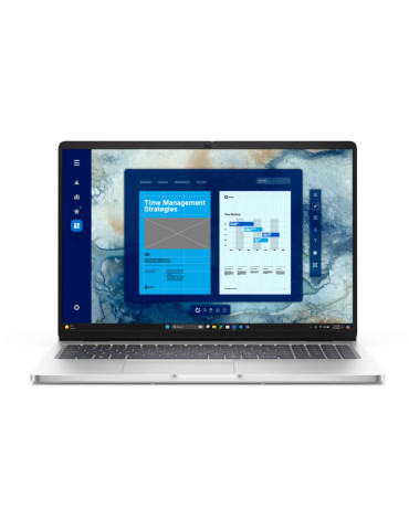 Лаптоп Dell Pro 16 PC16250, Intel Core Ultra 7 265U vPro(R), 16" FHD (1920x1200) 300nits AG, 16GB DDR5 RAM, 512GB SSD, Intel Graphics, FHD HDR IR Cam and Mic, Wi-Fi 6E, FPR, Backlit Kb, Win 11 Pro, Silver - BTO109_PC16250_EMEA