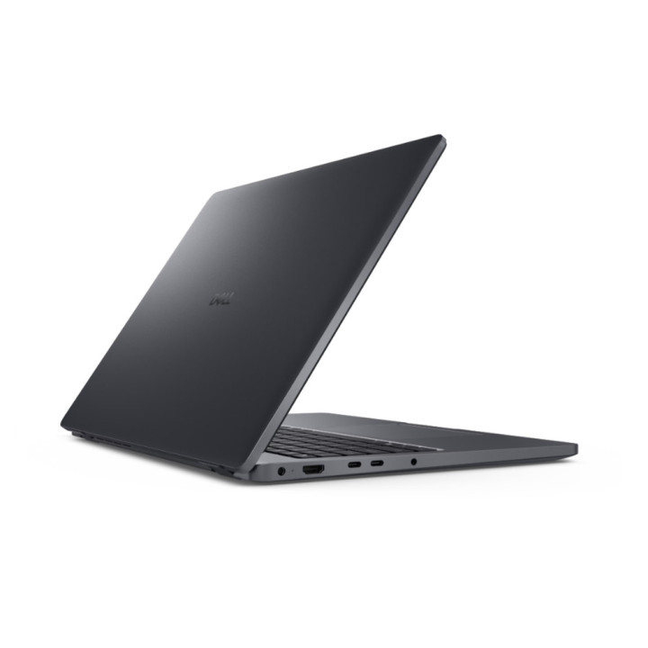 Лаптоп Dell Pro 16 PC16250, Intel Core Ultra 5 120U, 16" FHD (1920x1200) 300nits AG, 16GB DDR5 RAM, 512GB SSD, FHD HDR IR Cam and Mic, Wi-Fi 6E, FPR, Backlit Kb, Win 11 Pro, Magnetite - BTO010_PC16250_EMEA