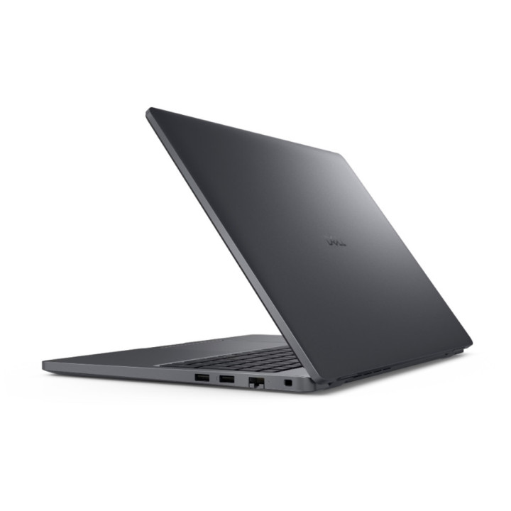 Лаптоп Dell Pro 16 PC16250, Intel Core Ultra 5 120U, 16" FHD (1920x1200) 300nits AG, 16GB DDR5 RAM, 512GB SSD, FHD HDR IR Cam and Mic, Wi-Fi 6E, FPR, Backlit Kb, Win 11 Pro, Magnetite - BTO010_PC16250_EMEA