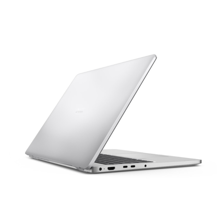 Лаптоп Dell Pro 16 PC16250, Intel Core Ultra 7 255U, 16" FHD (1920x1200) 300nits AG, 16GB DDR5 RAM, 512GB SSD, Intel Graphics, FHD HDR IR Cam and Mic, Wi-Fi 6E, FPR, Backlit Kb, Win 11 Pro, Platinum silver - BTO107_PC16250_EMEA