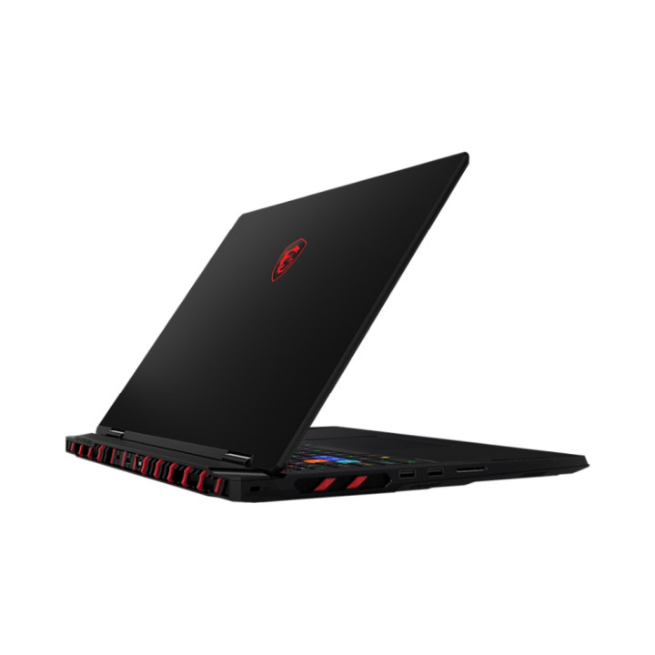 Лаптоп MSI Raider A18 HX A9WIG, AMD Ryzen 9 9955HX3D, 18" 16:10 UHD  (3840x2400), MiniLED, 120Hz, 64GB DDR5 RAM, 2TB SSD, NVIDIA GeForce RTX 5080 16GB GDDR7 1334 AI TOPS, Wi-Fi 7, Win 11 Home - 9S7-182L72-047