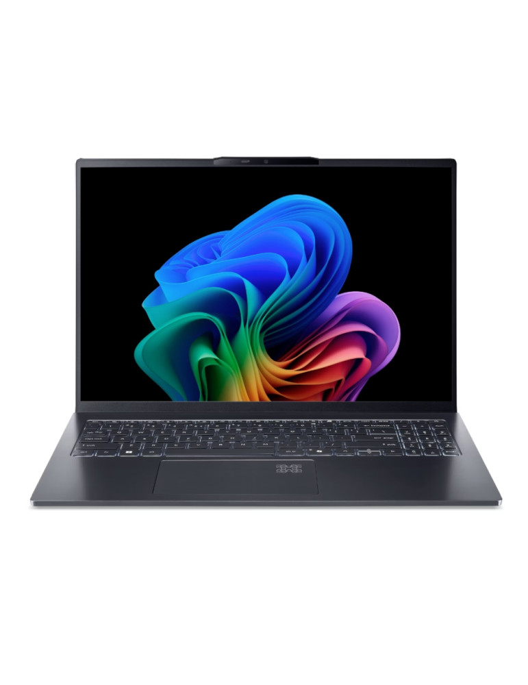 Лаптоп Acer Swift GO 16, SFG16-61-R418, AMD Ryzen 7 350 with AI, 16” WUXGA  OLED 120Hz, Adobe-P3 100%, 32GB DDR5 RAM, 1TB SSD, AMD Radeon 860M, QHD IR cam, WIFI7 BT, Win 11 Home, Titanium Gray - NX.JCREX.003