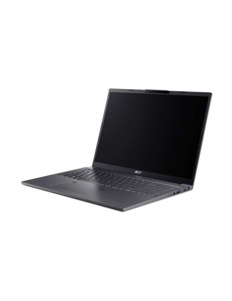 Лаптоп Acer Aspire 16, A16-71M-70ER, Intel Core Ultra 7 155H, 16" WUXGA  (2048x1280) OLED Adobe-P3 100%, 400nit, 16GB DDR5X RAM, 512GB SSD, Intel UMA, FHD Cam, WiFi 6E, BT 6E, Backlit Kbd, No OS, Steel Gray - NX.JEMEX.006