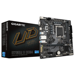 Дънна платка Gigabyte B760M H, LGA1700, mATX, 2xDDR4
