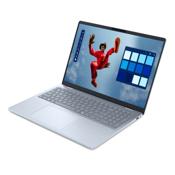 Лаптоп Dell 16 Plus DB16250, Intel Core Ultra 9 288V, 16.0" 2.5K (2560x1600) WVA/IPS 300nits AG, 32GB LPDDR5x RAM, 2TB SSD, Intel Arc, FHD Cam and Mic, Wi-Fi 7, Backlit Kb, Win 11 Pro, Ice Blue - DB16250_LNL_210