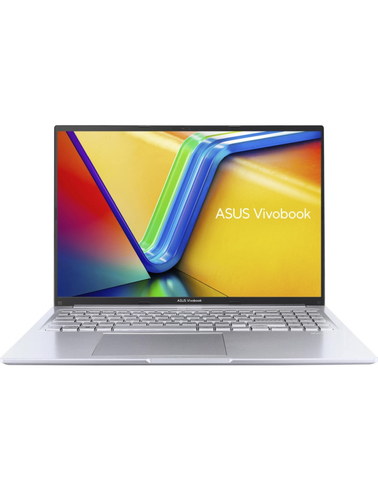 Лаптоп Asus Vivobook M1605YA-MB701, AMD Ryzen R7-7730U, 16" WUXGA(WU) 1920X1200 16:10 300nits Anti-Glare, 16GB LPDDR4 RAM, 1TB SSD, Backlit Chiclet KBD with num key, NO OS, Cool Silver - 90NB10R2-M016L0