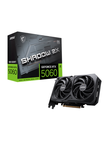Видео карта MSI GeForce RTX 5060 8G SHADOW 2X OC, 8GB GDDR7, 128bit - 912-V537-004