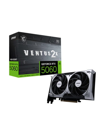 Видео карта MSI GeForce RTX 5060 8G VENTUS 2X OC, 8GB GDDR7, 128bit - 912-V537-002