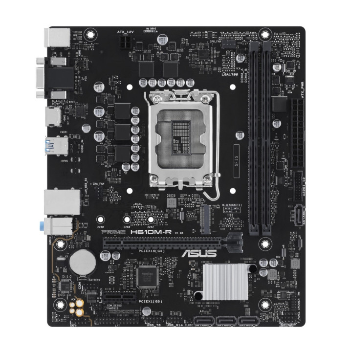 Дънна платка Asus Prime H610M-R, LGA1700 - 90MB1GL0-M0ECY0