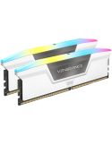 RAM памет Corsair 32GB(2x16GB) DDR5 6400MHz VENGEANCE RGB, CL36-48-48-104 1.35V XMP & EXPO, White - CMH32GX5M2B6400Z36W