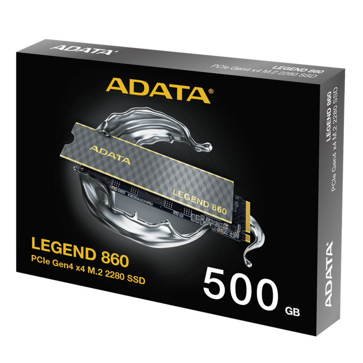 SSD диск Adata 500GB LEGEND 860 M.2 2280,  6000/5000MB/s - SLEG-860-500GC