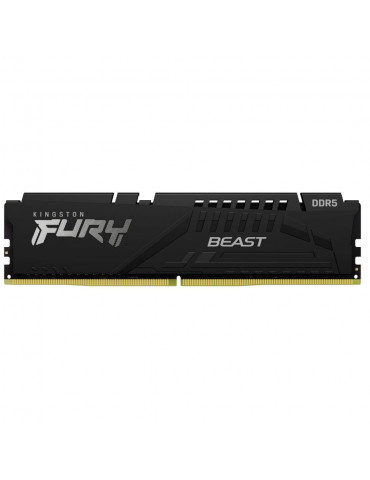 RAM памет Kingston 16GB DDR5 5200MHz CL36 FURY Beast Black - KF552C36BBE-16