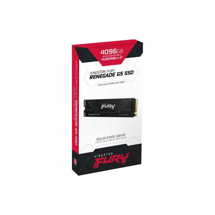 SSD диск Kingston 4TB Fury Renegade G5 PCIe 5.0 M.2 NVMe, 14800/14000 MB/s - SFYR2S/4T0