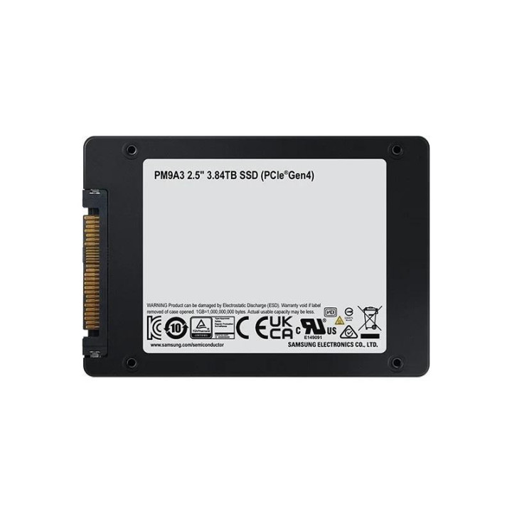 SSD диск Samsung 3.84TB PM9A3, 2.5", 550MB/s -  MZQL23T8HCLS-00W7