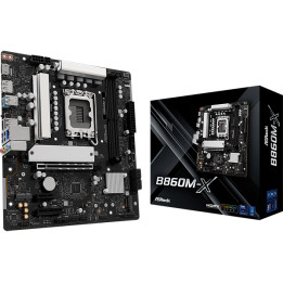 Дънна платка AsRock B860M-X, LGA1851 DDR5 mATX MB