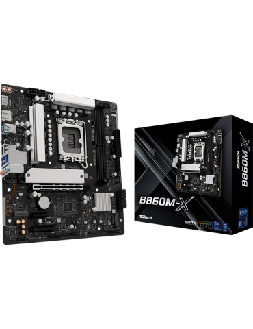 Дънна платка AsRock B860M-X, LGA1851 DDR5 mATX MB