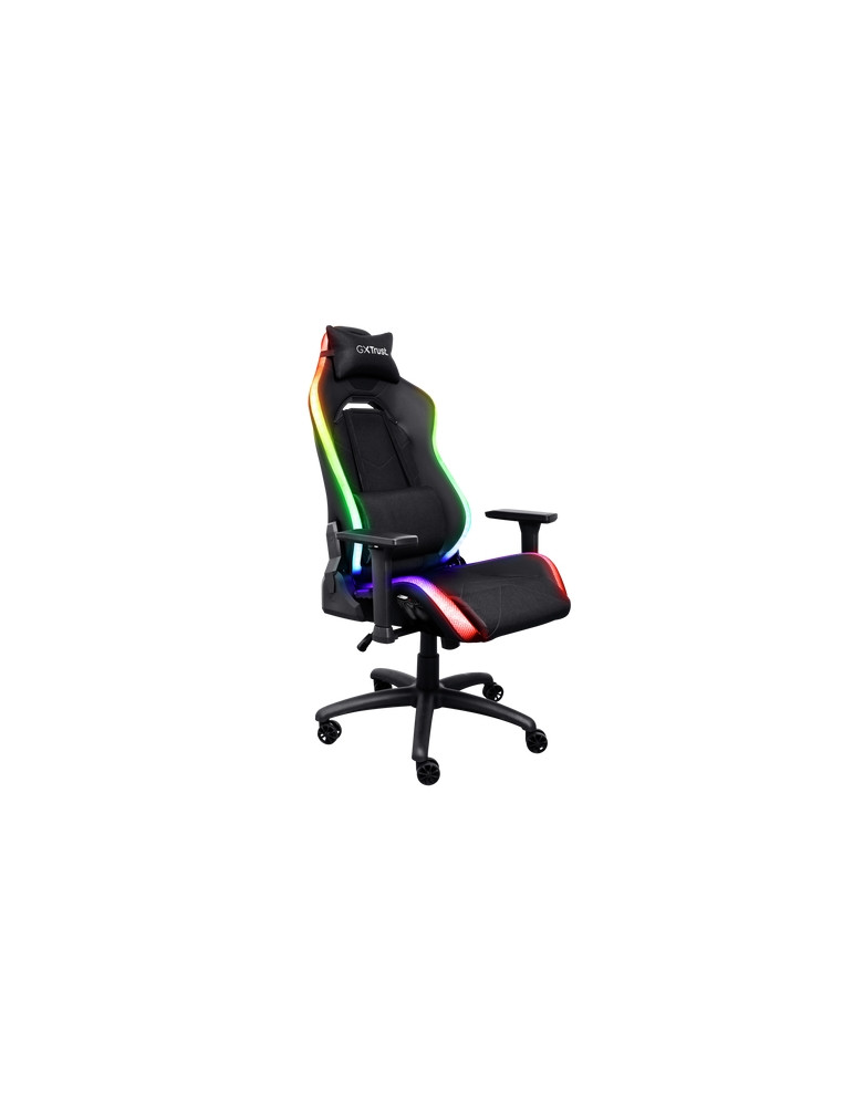 Геймърски стол TRUST GXT719 Ruya RGB Gaming Chair Black - 25185